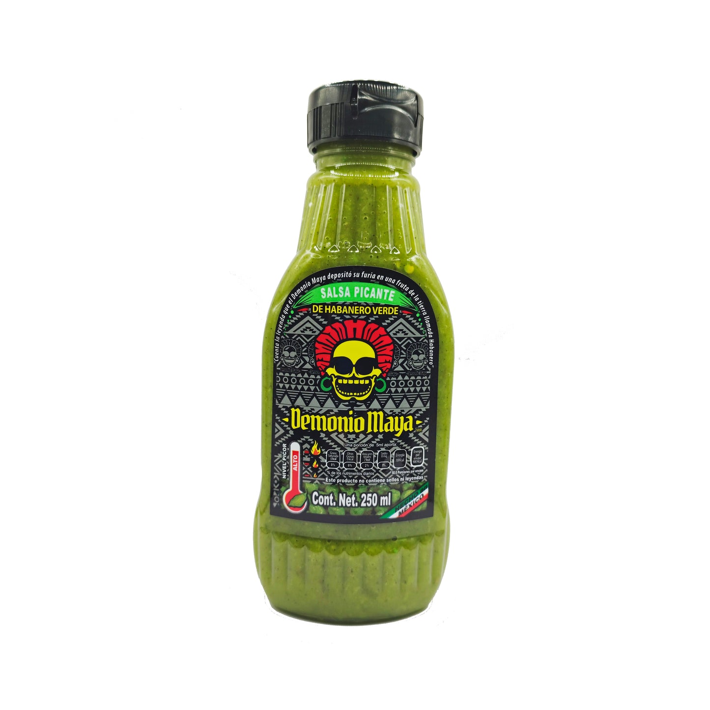 12 Salsas Habanero Verde - Demonio Maya